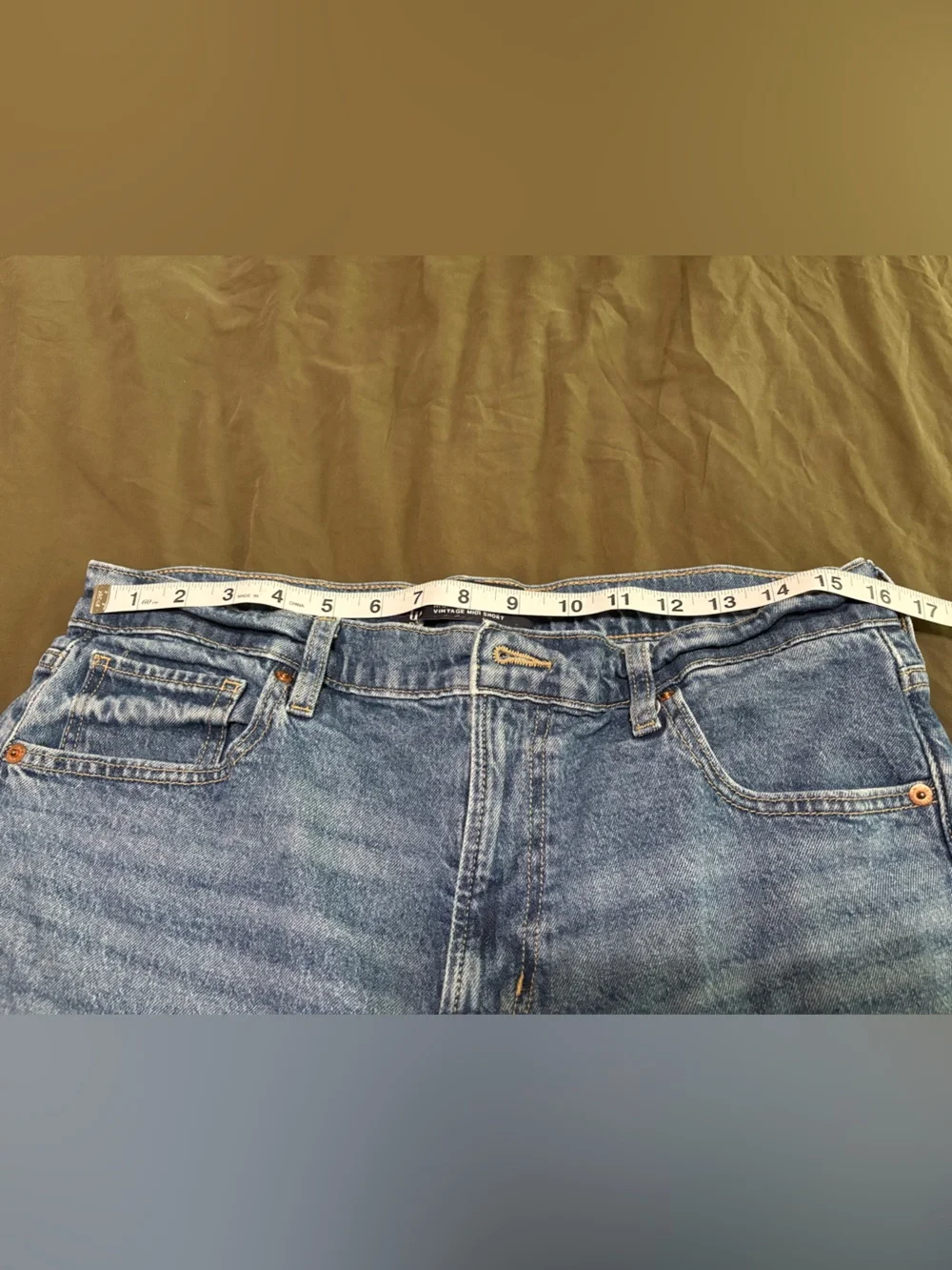 GAP high rise denim shorts